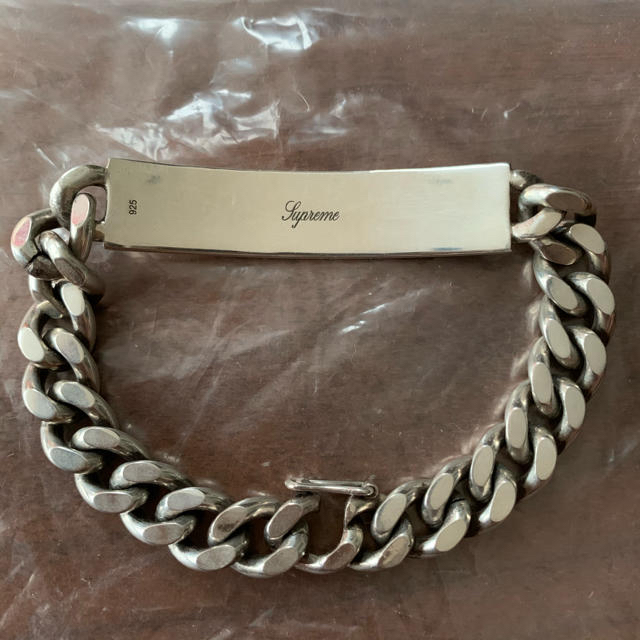 supreme シルバーブレスレット Silver ID Bracelet