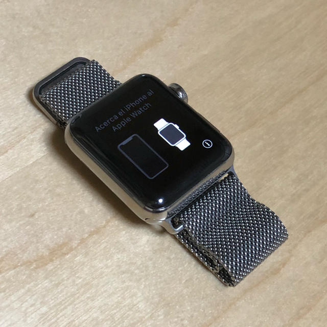 apple watch series2 38mm ステンレススチールモデル