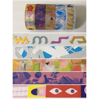 エムティー(mt)のmt アート② 切り売り ５種類 ６０cmずつ☆(テープ/マスキングテープ)