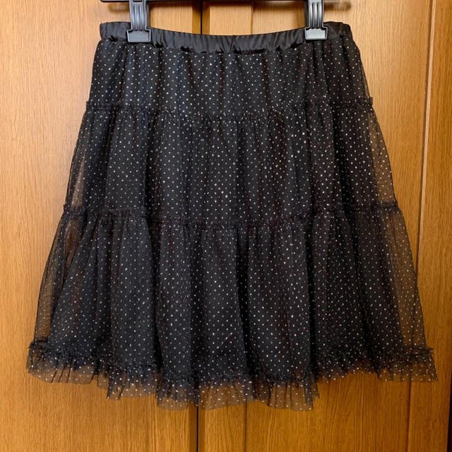 ニッセン(ニッセン)のきらきらチュールスカート レディースのスカート(ひざ丈スカート)の商品写真