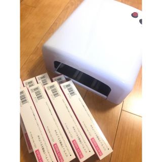 UVライトネイル　36w 替えランプ付き8本(ネイル用品)