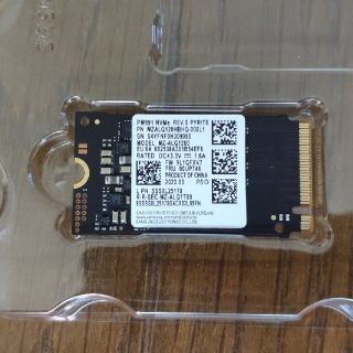 サムスン(SAMSUNG)のM.2 SSD Samsun PM991 NMMe 128GB　2枚セット(PCパーツ)