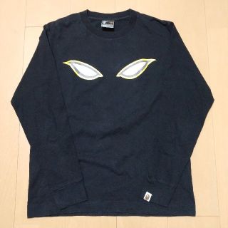 アベイシングエイプ(A BATHING APE)のA BATHING APE エイプ ロンT ろんT 長袖Tシャツ メンズ 黒 M(Tシャツ/カットソー(七分/長袖))