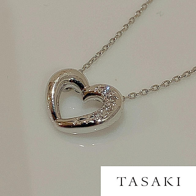 TASAKI(タサキ)のタサキ　田崎 K18 ホワイトゴールド　ダイヤ　ネックレス レディースのアクセサリー(ネックレス)の商品写真