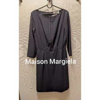 マルタンマルジェラ(Maison Martin Margiela)の定価１４万円　メゾンマルジェラ　ワンピース(ひざ丈ワンピース)