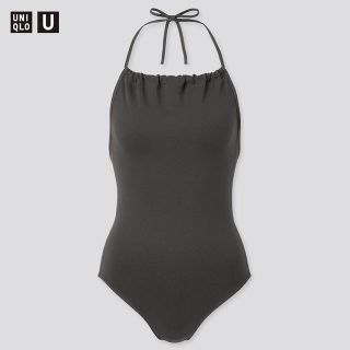 ユニクロ(UNIQLO)のユニクロ ダークグレー　M 水着　未使用(水着)