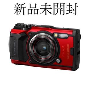 オリンパス(OLYMPUS)のオリンパス デジタルカメラ Tough レッド TG-6 RED(コンパクトデジタルカメラ)