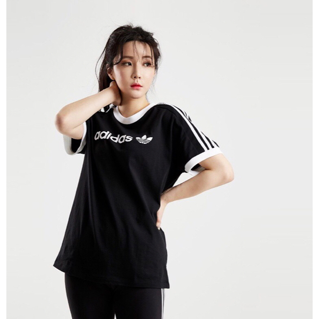 adidas(アディダス)のアディダス オリジナルス DV2636 タイツ Lサイズ+Tシャツ Lサイズ レディースのレッグウェア(レギンス/スパッツ)の商品写真