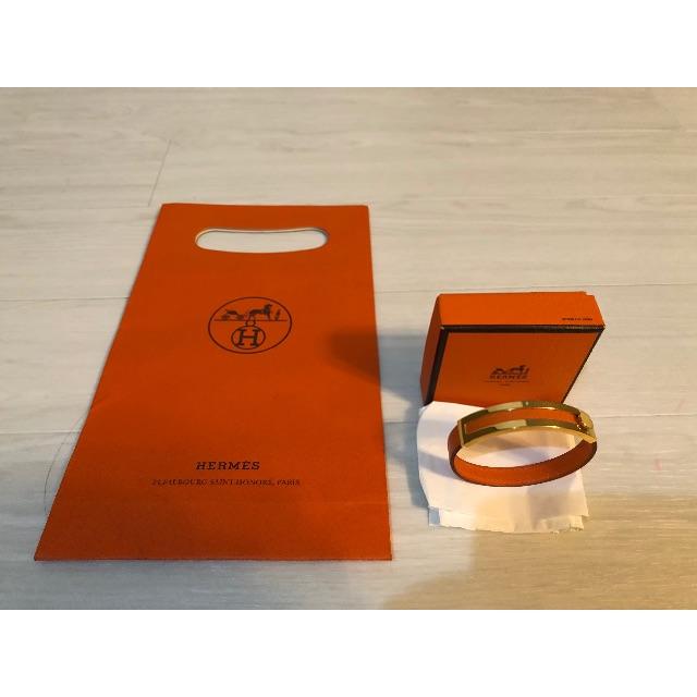 最終再値下げ　新品　HERMES エルメス  オレンジ　ブレスレット