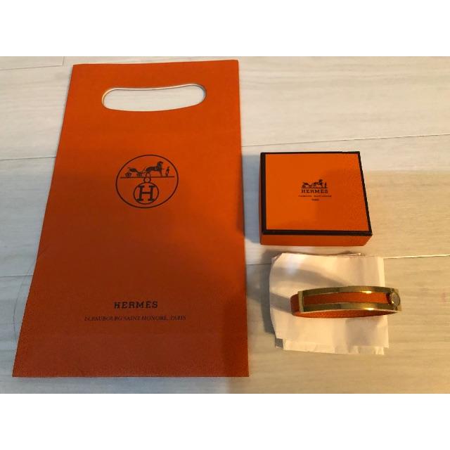 Hermes(エルメス)の最終再値下げ　新品　HERMES エルメス  オレンジ　ブレスレット レディースのアクセサリー(ブレスレット/バングル)の商品写真