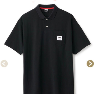 エフティーシー(FTC)のFTC skateboard 半袖ポロシャツ　ブラック　XL(Tシャツ/カットソー(半袖/袖なし))