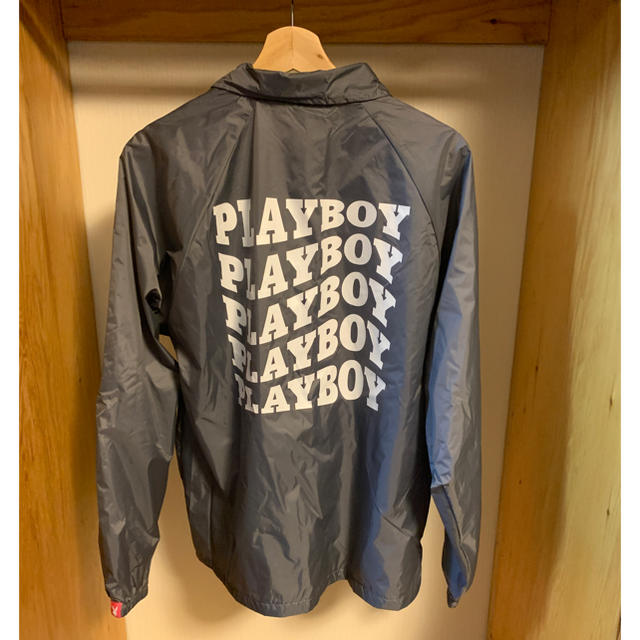 PLAYBOY(プレイボーイ)のPLAYBOY White Label × ASSC コーチジャケット M メンズのジャケット/アウター(ナイロンジャケット)の商品写真