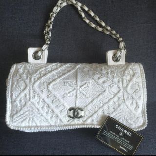 シャネル(CHANEL)の美品♡CHANEL ニット ショルダー♡(ショルダーバッグ)