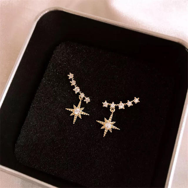 STAR JEWELRY(スタージュエリー)のgold star zirconia pierce ◯s925 post レディースのアクセサリー(ピアス)の商品写真