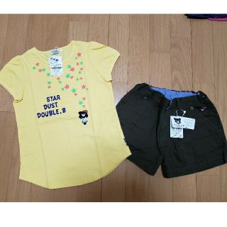 ダブルビー(DOUBLE.B)のyukaさま専用　新品　ダブルB Tシャツ　ショートパンツ　セット　130(Tシャツ/カットソー)