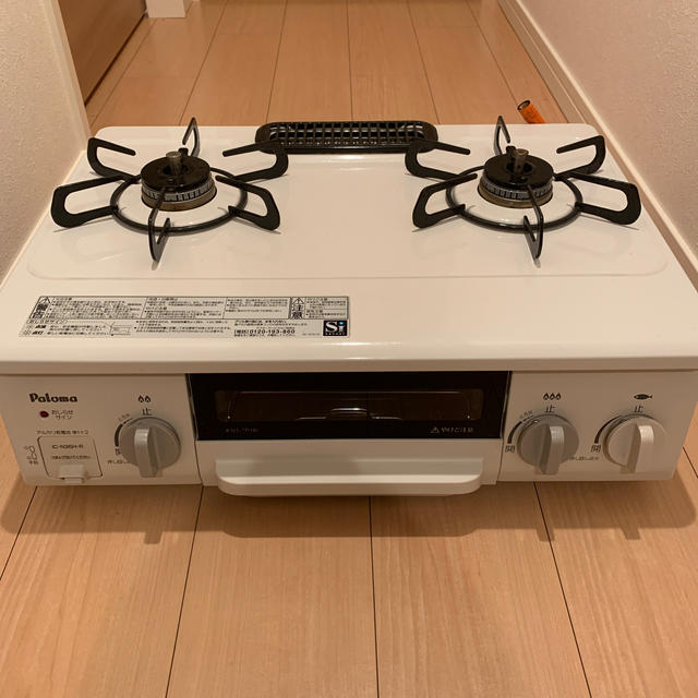 ☆中古¥9,800!【会員価格¥7,800】Paloma 2口ガスコンロ 家電 ☆中古¥9,800!【会員価格¥7,800】Paloma 2口ガスコンロ 家電