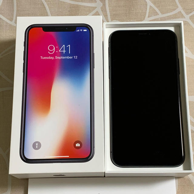 iPhone X 256GB ◯美品・SIMロック解除済み‼︎◯-