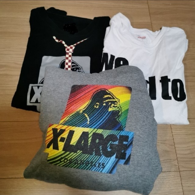 XLARGE(エクストララージ)のX-LARGE　パーカー　Tシャツセット　最終値下げ！ メンズのトップス(Tシャツ/カットソー(半袖/袖なし))の商品写真