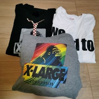 エクストララージ(XLARGE)のX-LARGE　パーカー　Tシャツセット　最終値下げ！(Tシャツ/カットソー(半袖/袖なし))