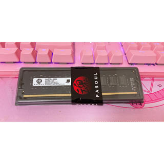 PASOUL DDR4-2400 8GB デスクトップメモリ(PCパーツ)