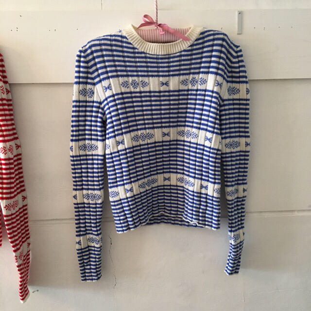 miumiu(ミュウミュウ)のmiumiu border knit tops. レディースのトップス(ニット/セーター)の商品写真