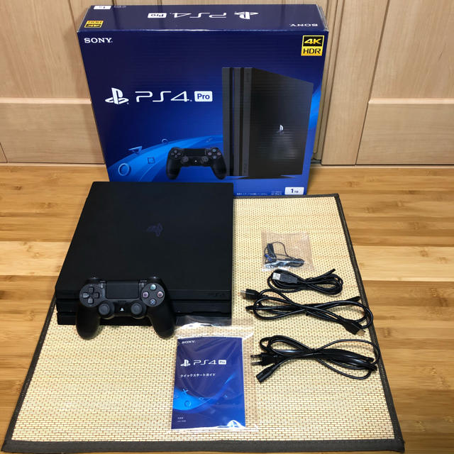 PlayStation 4 Pro ジェットブラック 1TB CUH-7200B - 家庭用ゲーム機本体