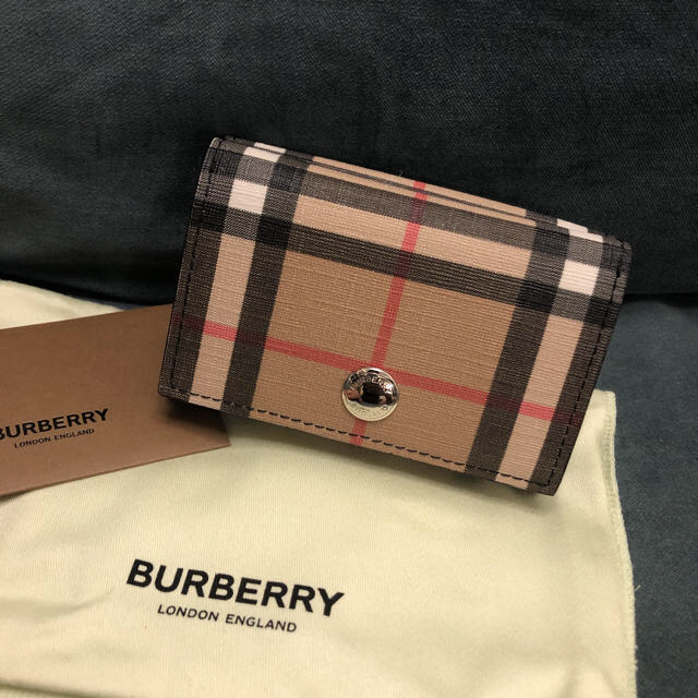 BURBERRY - 新品 バーバリー 三つ折り財布 ヴィンテージチェックの通販