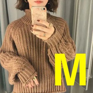 エイチアンドエム(H&M)の◆完売◆H&M チャンキーニット リブニットハイネックセーター　Mサイズ(ニット/セーター)