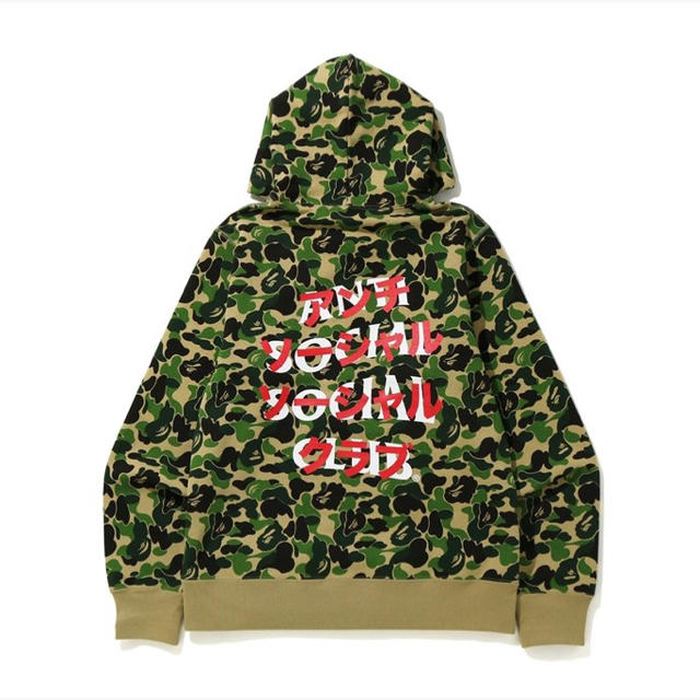 ANTI SOCIAL SOCIAL CLUB× BAPE HOODIE 新品 | www.barryshairstudio.ie