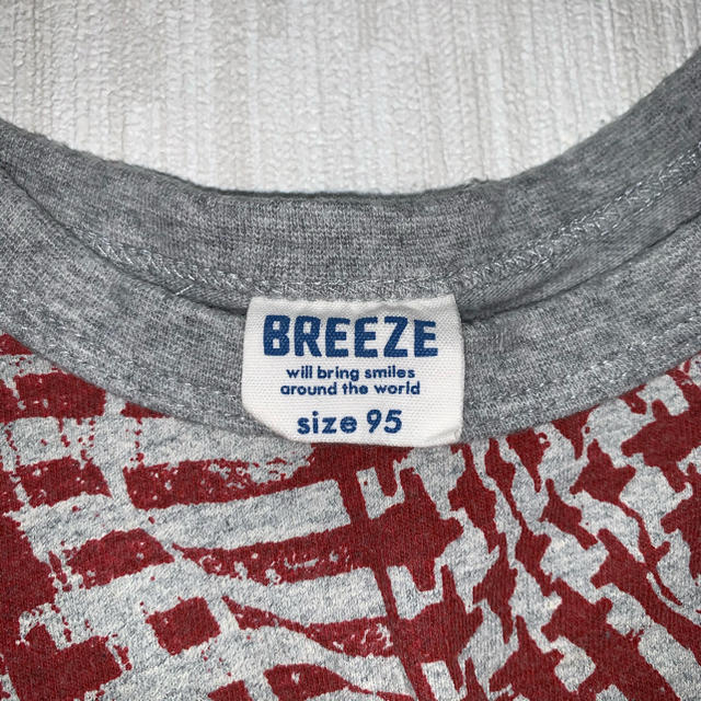 BREEZE(ブリーズ)のBREEZE  Tシャツ7分袖　グレー　サイズ:95 キッズ/ベビー/マタニティのキッズ服男の子用(90cm~)(Tシャツ/カットソー)の商品写真