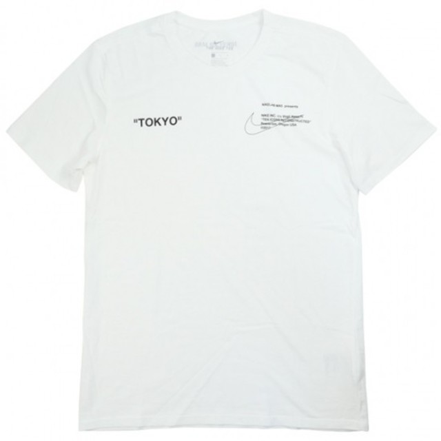 NIKE × off-white Tシャツ 日本MA5限定 3XL オフホワイトメンズ