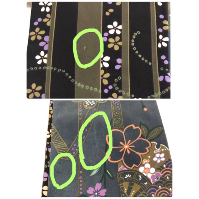hanabi様専用　半巾帯🌸洗える帯　　大正浪漫花柄 レディースの水着/浴衣(帯)の商品写真