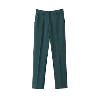 ザラ(ZARA)の🍁秋新作🍁2207◆green ベーシック パンツ(カジュアルパンツ)