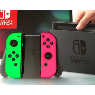 ニンテンドウ(任天堂)のNintendo Switch Joy-Con 4 ソフト3(家庭用ゲーム機本体)