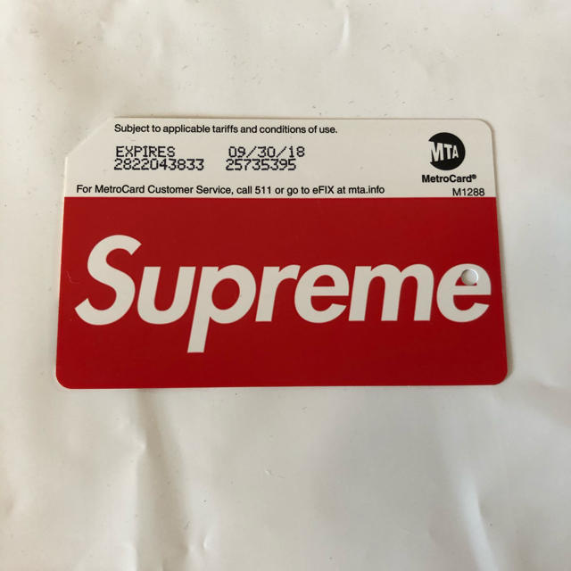 Supreme(シュプリーム)のSupreme Metro Card メトロカード　シュプリーム  メンズのファッション小物(その他)の商品写真