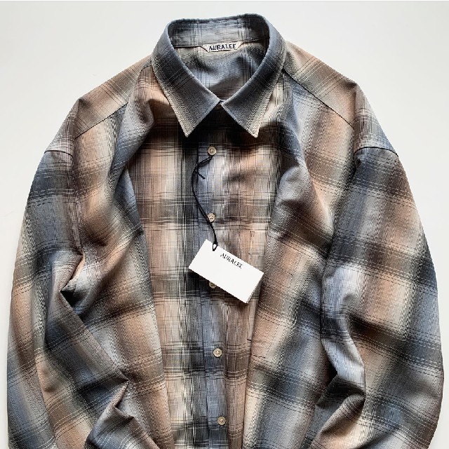 国内全数検品 COMOLI - ナリオ様専用 auralee 20aw チェックシャツの