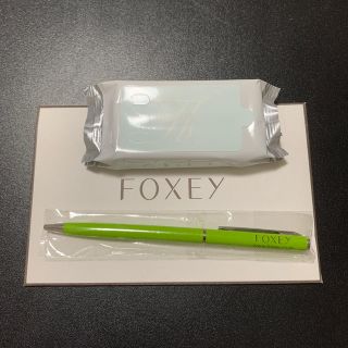 フォクシー(FOXEY)のFOXEYロゴ入りボールペン&デオドラントシート　(ノベルティグッズ)