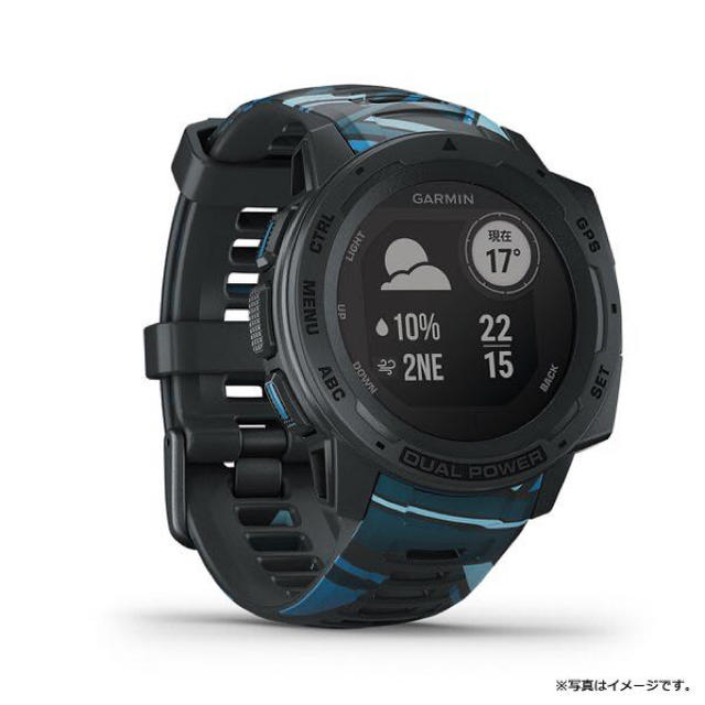 GARMIN)Instinct DUALPOWER SURFEDITION P