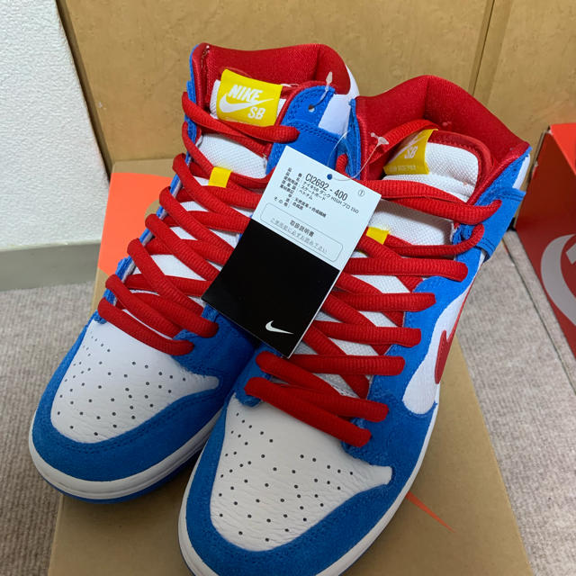 NIKE(ナイキ)のNIKE SB DUNK HIGH “DORAEMON” 26.5 メンズの靴/シューズ(スニーカー)の商品写真