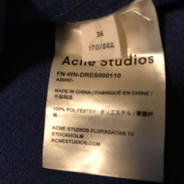 acne studiosワンピース 3