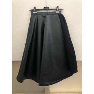 コムデギャルソン(COMME des GARCONS)のノアールケイニノミヤ　プリーツレザードッキングスカート(ロングスカート)