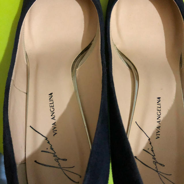 VIVA ANGELINA(ビバアンジェリーナ)のスエード　ウエッジソール パンプス レディースの靴/シューズ(ハイヒール/パンプス)の商品写真