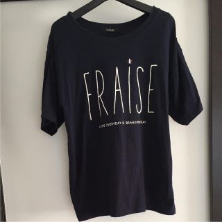 ダブルクローゼット(w closet)のダブルクローゼット Wcloset Tシャツ ネイビー(Tシャツ(半袖/袖なし))