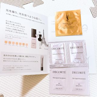 イヴサンローランボーテ(Yves Saint Laurent Beaute)のコスメデコルテ&イブサンローラン　ファンデーションサンプル(サンプル/トライアルキット)