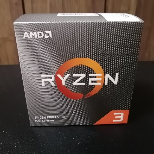 新品未開封】CPU AMD Ryzen 3 3300X BOX 【☆安心の定価販売☆】 33