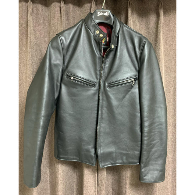 schott 614 サイズ34 シングルライダース 革ジャン ジャケット