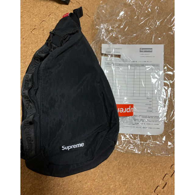 激レア新品！20FW supreme SLING BAG黒