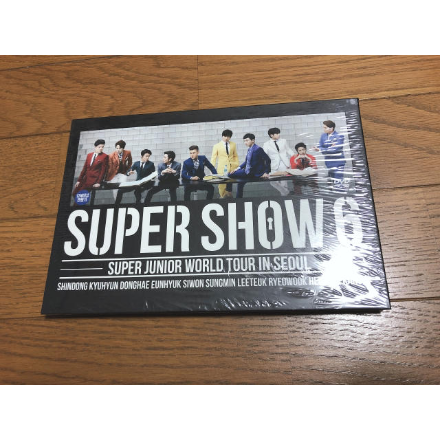 SUPER JUNIOR(スーパージュニア)のSUPER SHOW 6 韓国版DVD 【新品未開封】 エンタメ/ホビーのDVD/ブルーレイ(アイドル)の商品写真