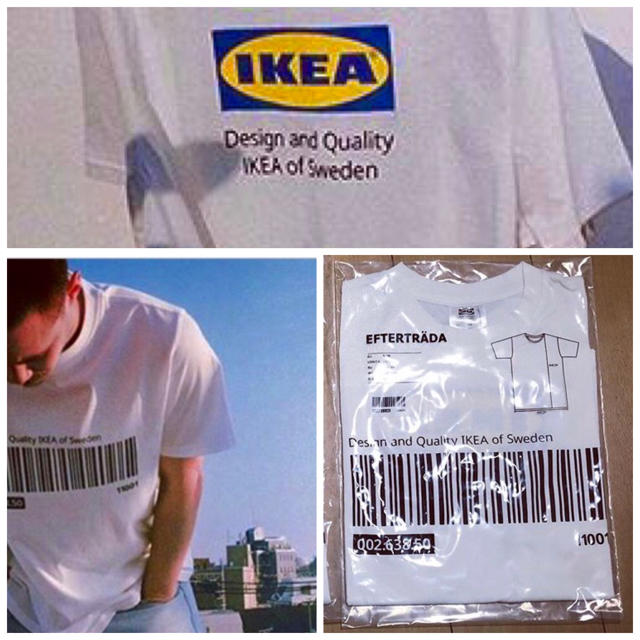 IKEA(イケア)の新品未使用　匿名発送　IKEA エフテルトレーダ  tシャツ  S/M レディースのトップス(Tシャツ(半袖/袖なし))の商品写真