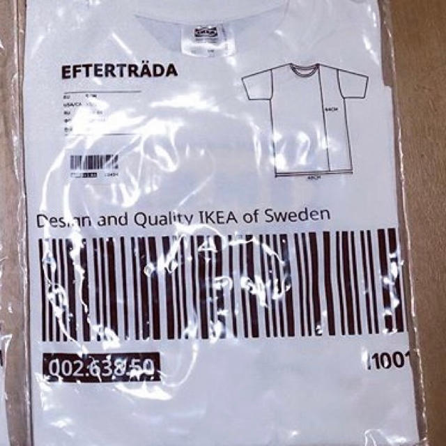 IKEA(イケア)の新品未使用　匿名発送　IKEA エフテルトレーダ  tシャツ  S/M レディースのトップス(Tシャツ(半袖/袖なし))の商品写真